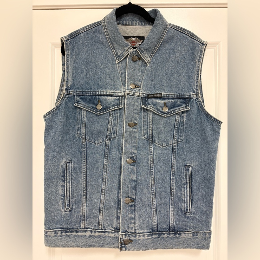 Harley-Davidson Blue Denim Vest